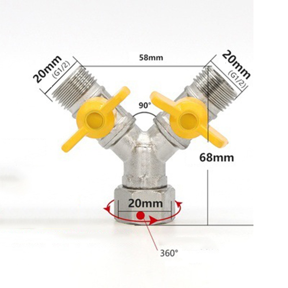 2/3 Switch Brass Diverter Valv - Spoke Nipple Brass ulasan dan harga