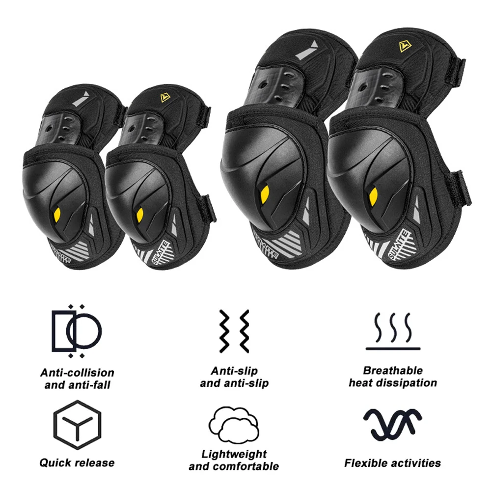 1Pair Motorcycle Riding Knee P - Mountain Biking Elbow Pads ulasan dan harga