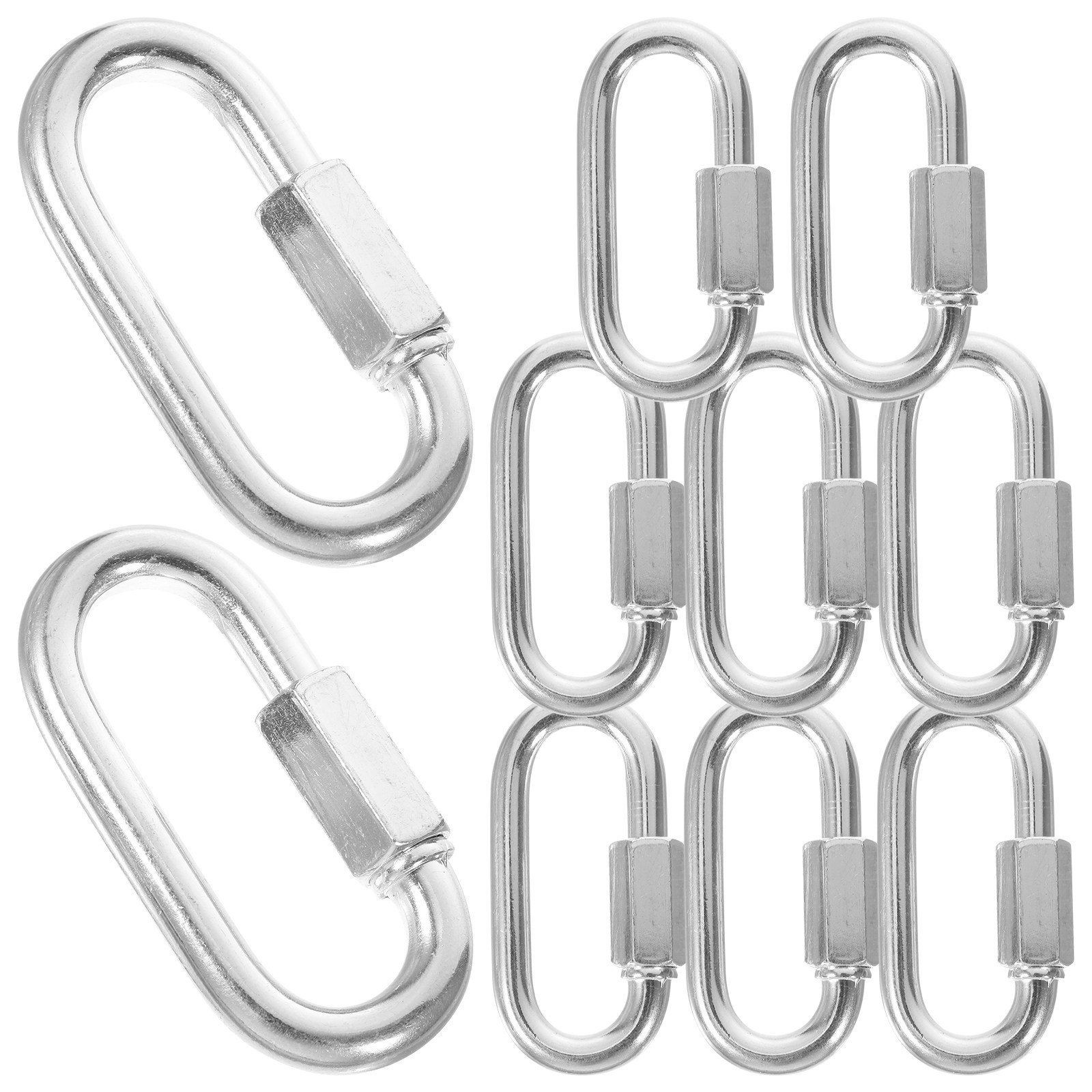 10Pcs Climbing Buckle Heavy Du - Chain Quick Link ulasan dan harga