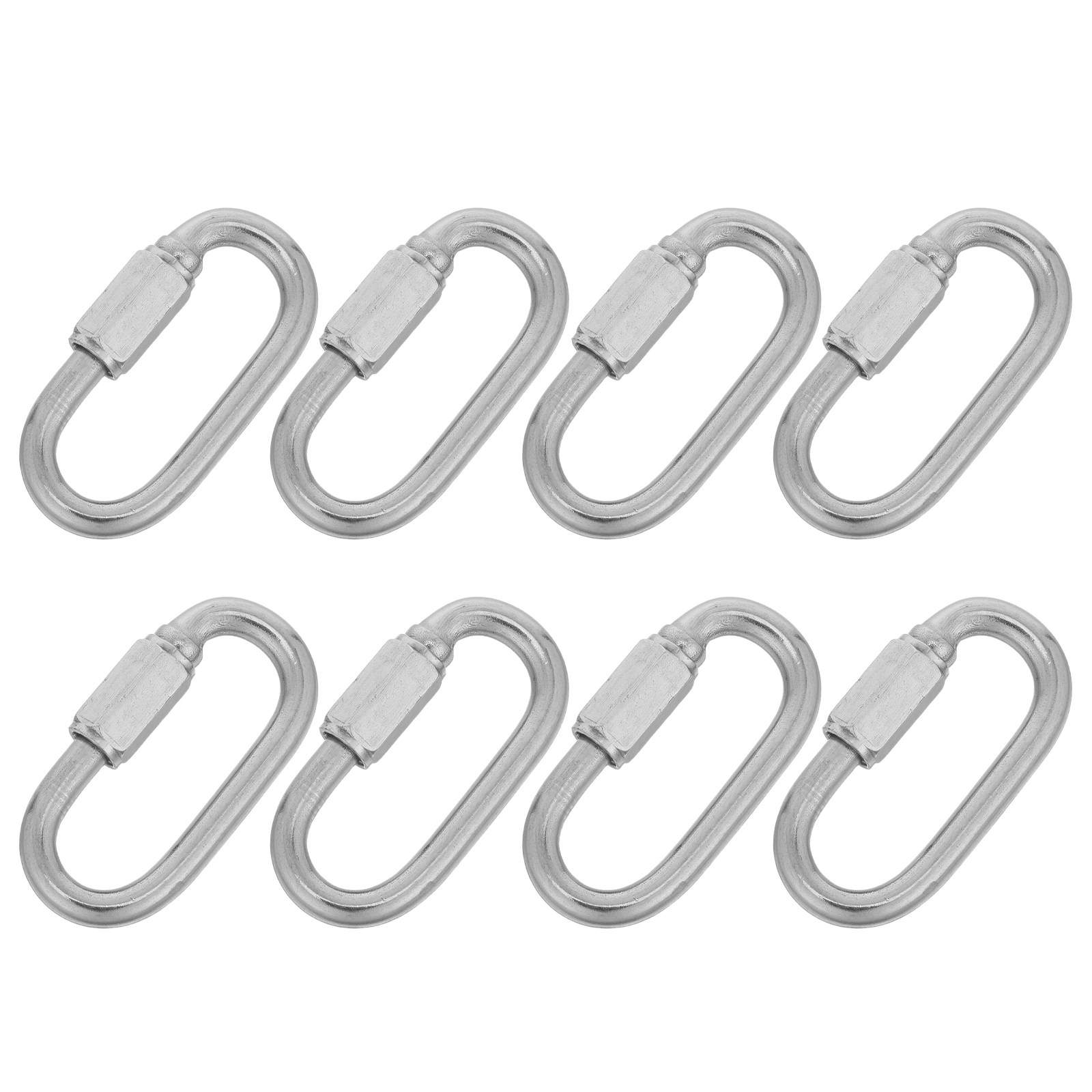 8Pcs Stainless Steel Locking C - Chain Quick Link ulasan dan harga