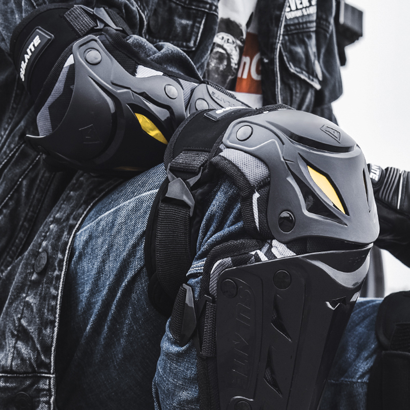 Motocross Knee Pads Moto Prote - Mountain Biking Elbow Pads ulasan dan harga